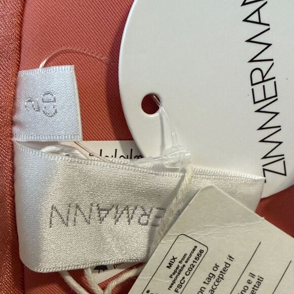 ZIMMERMANN Triangle bikini top Peach - Picture 9 of 9